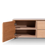 Ex Display - Norris 2m Entertainment TV Unit with Middle Drawer - Natural Oak TV/Entertainment Unit Century-Core