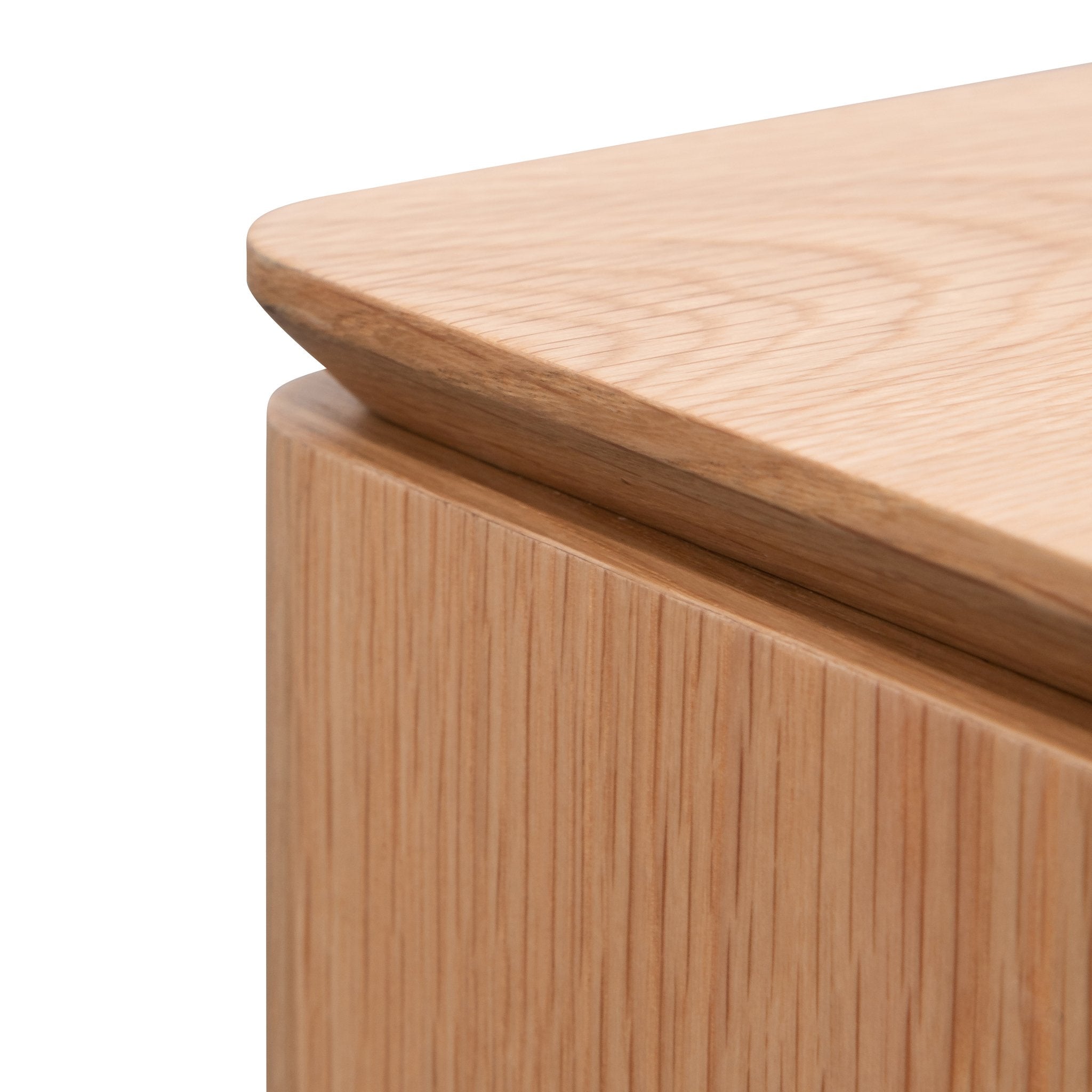 Ex Display - Norris 2m Entertainment TV Unit with Middle Drawer - Natural Oak TV/Entertainment Unit Century-Core
