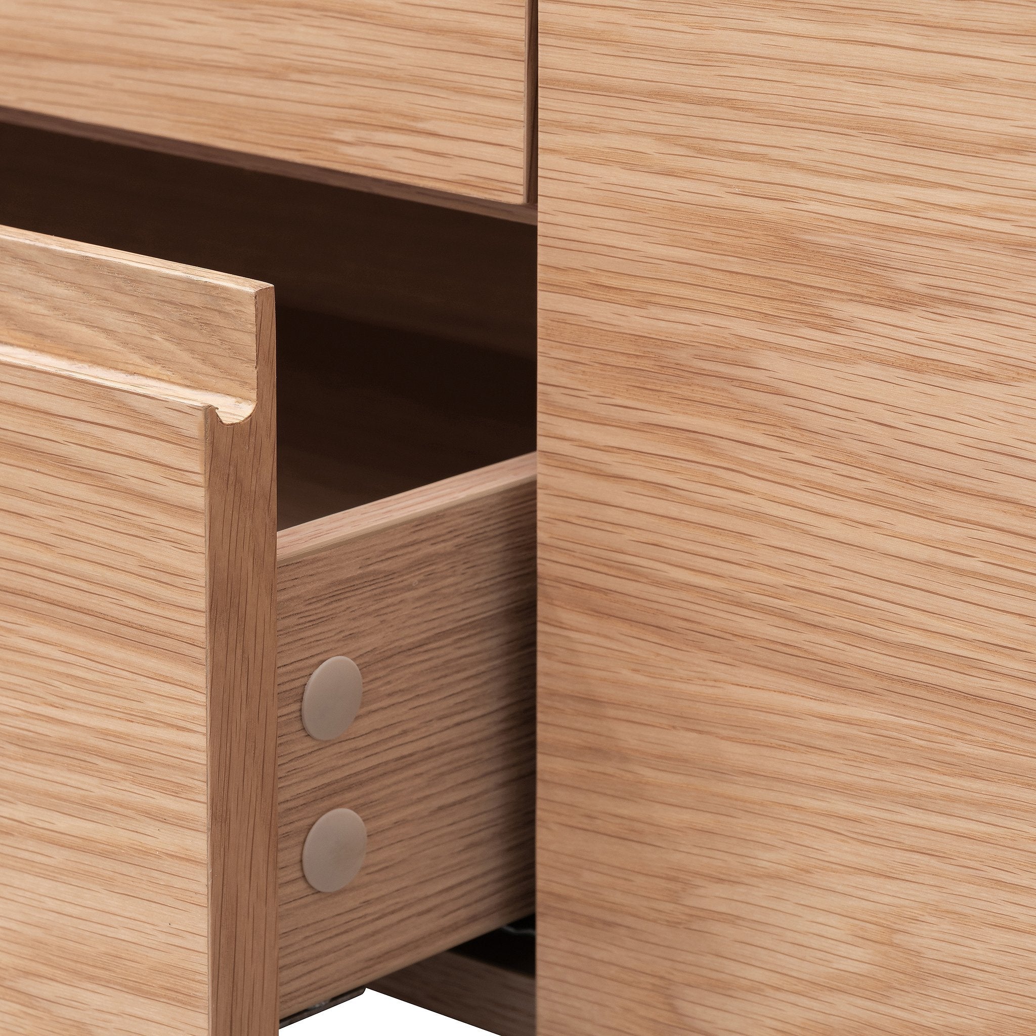 Ex Display - Norris 2m Entertainment TV Unit with Middle Drawer - Natural Oak TV/Entertainment Unit Century-Core