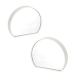 Set of 2 - Objekt 25cm Segment Mirror- Mist  Warran-Local   