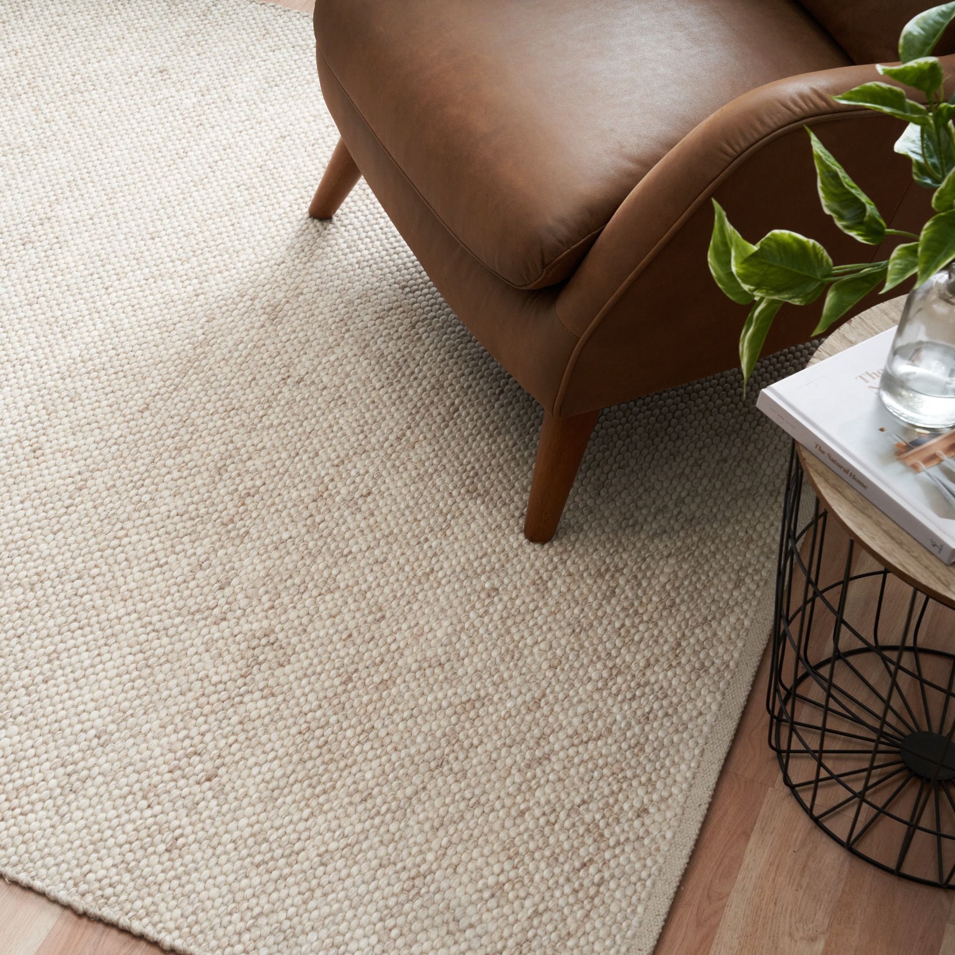 Parker New Zealand Wool Rug - Beige Rug Mos-Local