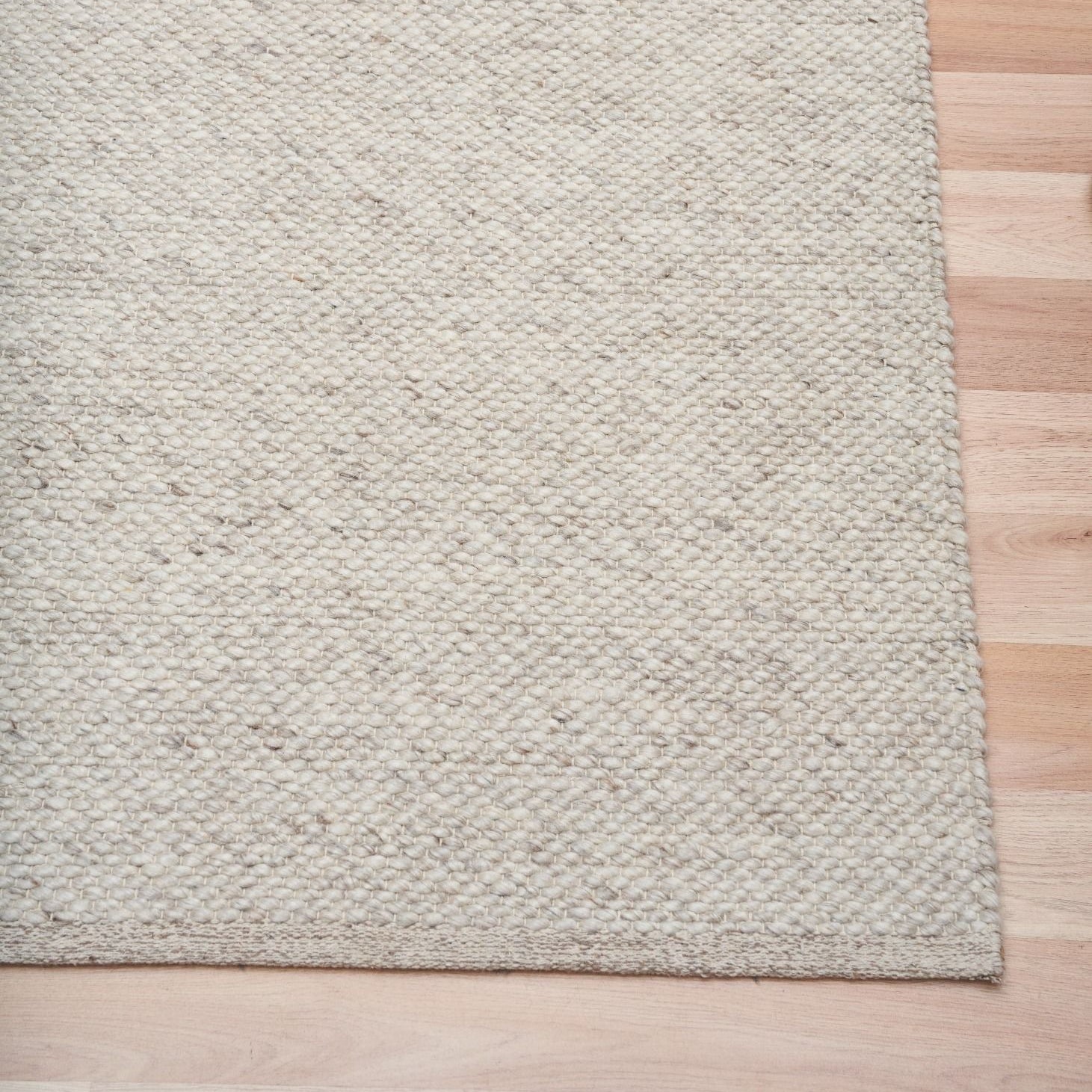 Wool Rug Stone Parker New Zealand Wool Rug - Stone | Interior Secrets