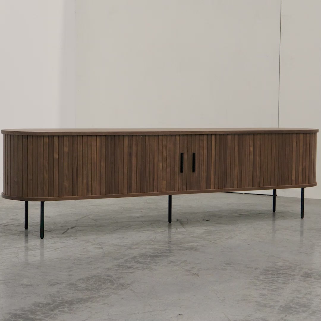 Ex Display - Dania 2m TV Entertainment Unit - Walnut TV/Entertainment Unit KD-Core