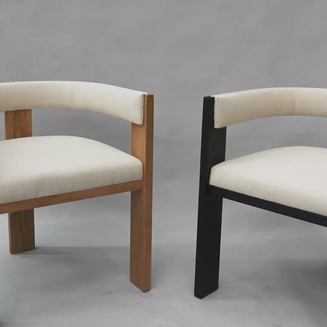 Set of 2 - Miles Dining Chair - Light Beige Dining Chair LJ-Core