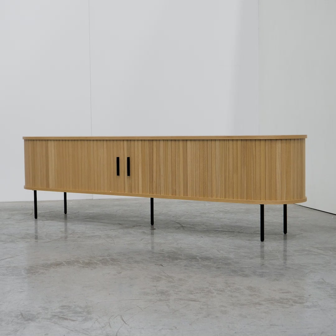 Dania 2m TV Entertainment Unit - Natural TV/Entertainment Unit KD-Core