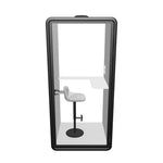 Evolve Phone Booth - Seated (1 Person) - White by Humble Office Silent Booth Hbox-Core