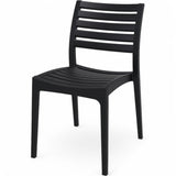 Remo Indoor / Outdoor Dining Chair - Black Outdoor Chair Furnlink-Local