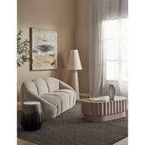 Khamba Floor Lamp - Natural Linen Lighting Albi-Local