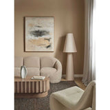 Khamba Floor Lamp - Natural Linen Lighting Albi-Local