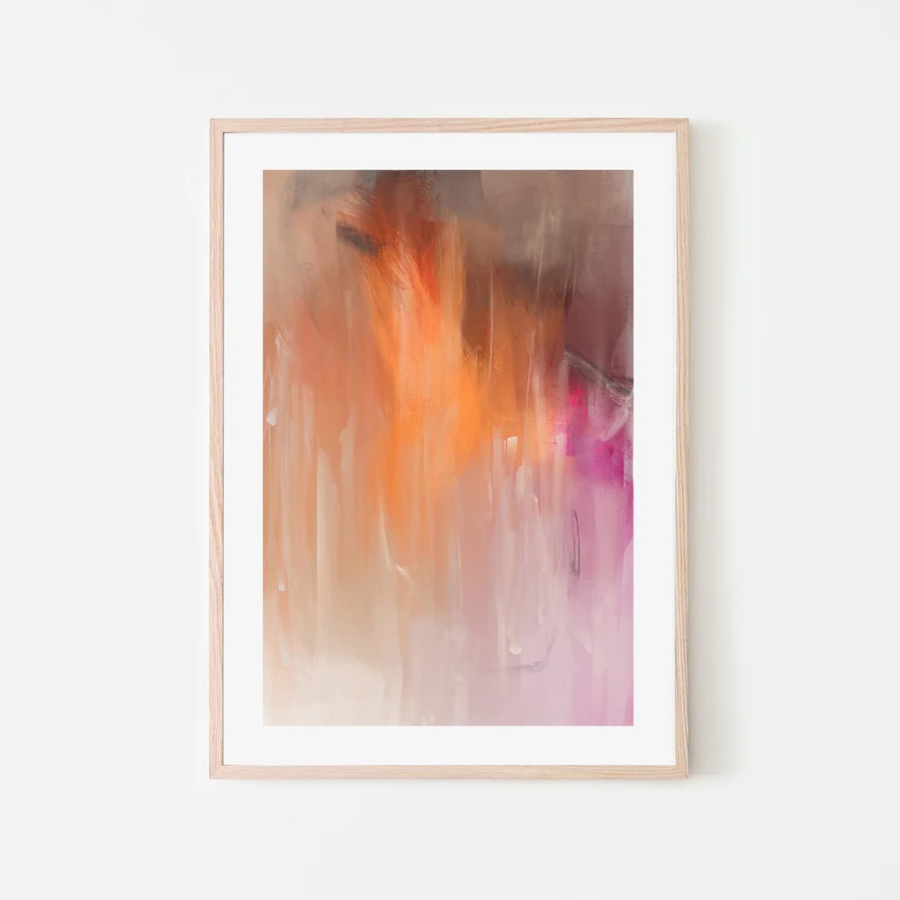 After the Rain No.1, By Karine Tonial Grimm Wall Art Gioia-Local Black Framed Poster 40x60cm