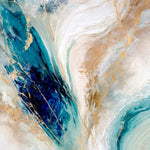 Aqua Currents, By Alpenglow Workshop Wall Art Gioia-Local Gold Framed Canvas 40x60cm
