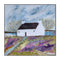 Beachside Croft, By Louise O’Hara Wall Art Gioia-Local 50x50cm Framed Canvas Black