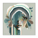 Blaire, By Bella Eve Wall Art Gioia-Local 50x50cm Framed Canvas White