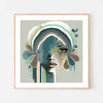 Blaire, By Bella Eve Wall Art Gioia-Local 50x50cm Framed Poster Black