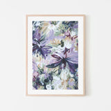Exotic Wild Flowers, By Amber Gittins Wall Art Gioia-Local 40x60cm Framed Poster Black