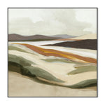 Fast Land, By Jacob Q Wall Art Gioia-Local Black Framed Canvas 50x50cm