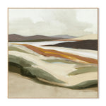 Fast Land, By Jacob Q Wall Art Gioia-Local Oak Framed Canvas 50x50cm