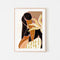 Flamingo Harp Duet, By Uma Gokhale Wall Art Gioia-Local 40x60cm Framed Poster Black