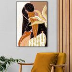 Flamingo Harp Duet, By Uma Gokhale Wall Art Gioia-Local