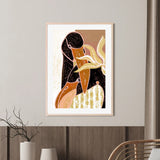 Flamingo Harp Duet, By Uma Gokhale Wall Art Gioia-Local