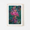 Flirty Flamingo, By Sarah Manovski Wall Art Gioia-Local Black Framed Poster 40x60cm