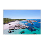 Greens Pool, Denmark, By Maddison Harris Wall Art Gioia-Local White Framed Canvas 60x40cm