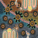Journey Across Seasons, By Tahni Derbin Wall Art Gioia-Local 50x50cm Framed Canvas Gold