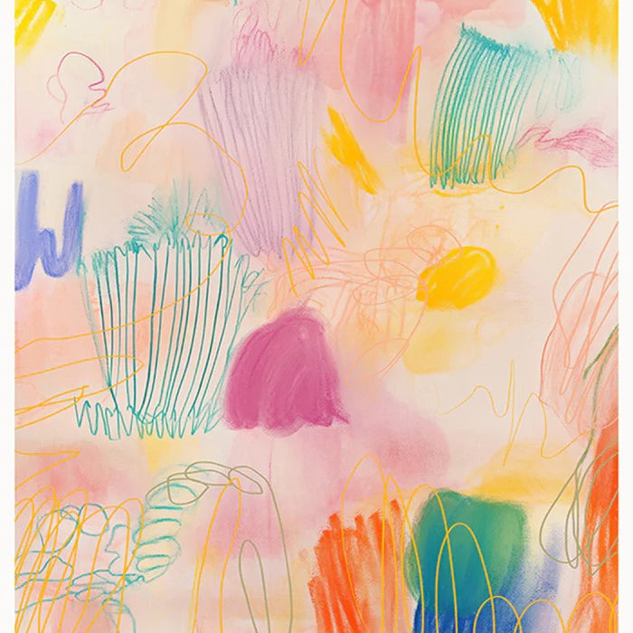 Kobohikari no.39, By Treechild Wall Art Gioia-Local Gold Framed Canvas 40x60cm