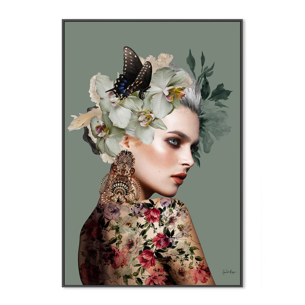 Marchesa, By Ana Paula Hoppe Wall Art Gioia-Local Black Framed Canvas 40x60cm