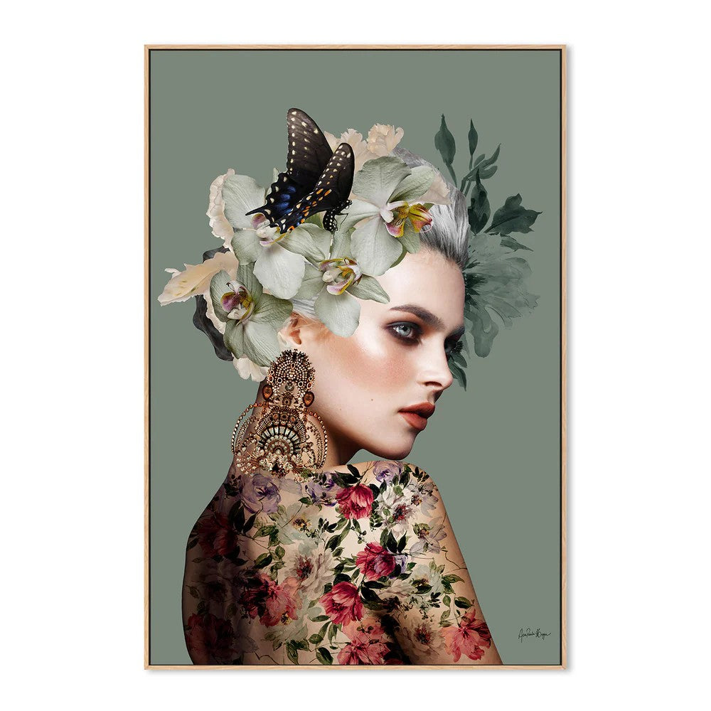 Marchesa, By Ana Paula Hoppe Wall Art Gioia-Local Oak Framed Canvas 40x60cm