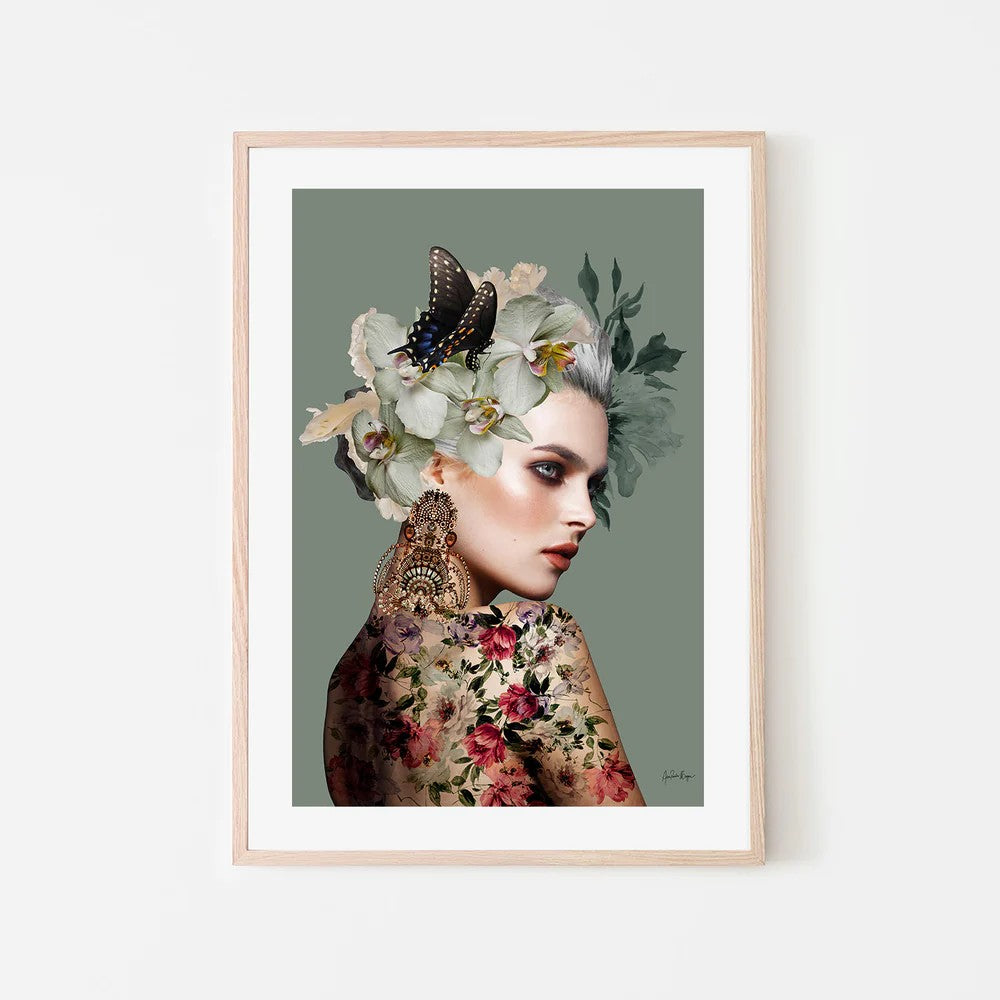 Marchesa, By Ana Paula Hoppe Wall Art Gioia-Local Black Framed Poster 40x60cm
