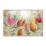 Native Landscape, By Jessie Mitchelson Wall Art Gioia-Local 60x40cm Framed Canvas Oak