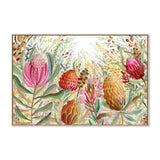 Native Landscape, By Jessie Mitchelson Wall Art Gioia-Local 60x40cm Framed Canvas Oak