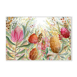 Native Landscape, By Jessie Mitchelson Wall Art Gioia-Local 60x40cm Framed Canvas White