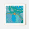 Our Favourite Place, By Domica Hill Wall Art Gioia-Local 50x50cm Framed Poster Black