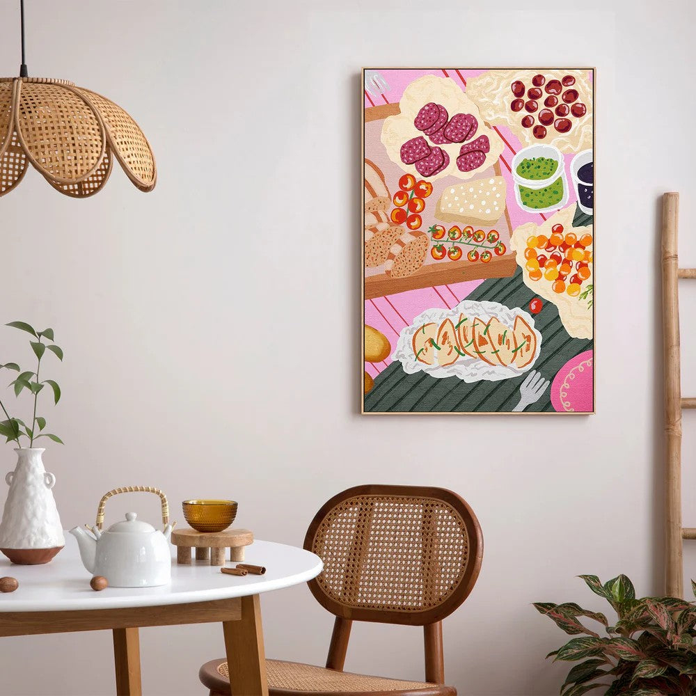 Picnic Charcuterie Board, By Kartika Paramita Wall Art Gioia-Local