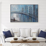 Rainy Date With The Bridge View, By Ekaterina Ermilkina Wall Art Gioia-Local