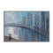 Rainy Date With The Bridge View, By Ekaterina Ermilkina Wall Art Gioia-Local 60x40cm Framed Canvas Black