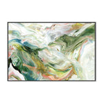 Ribbon Flow, Style B, By Blakely Bering Wall Art Gioia-Local 60x40cm Framed Canvas Black