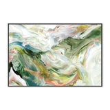 Ribbon Flow, Style B, By Blakely Bering Wall Art Gioia-Local 60x40cm Framed Canvas Black