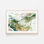 Ribbon Flow, Style B, By Blakely Bering Wall Art Gioia-Local 60x40cm Framed Poster Black