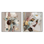 Set Of 2 - Camilla, Style A & B, By Bella Eve Wall Art Gioia-Local 50x50cm Framed Canvas Black