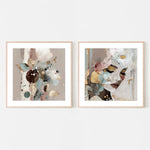 Set Of 2 - Camilla, Style A & B, By Bella Eve Wall Art Gioia-Local 50x50cm Framed Poster Black