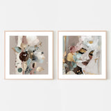 Set Of 2 - Camilla, Style A & B, By Bella Eve Wall Art Gioia-Local 50x50cm Framed Poster Black