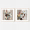 Set Of 2 - Camilla, Style A & B, By Bella Eve Wall Art Gioia-Local 50x50cm Framed Poster Black