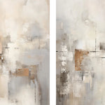 Set of 2 - Through the Mist, Style A & B, By Raymond Powers Wall Art Gioia-Local 40x60cm Framed Canvas Gold