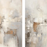 Set of 2 - Through the Mist, Style A & B, By Raymond Powers Wall Art Gioia-Local 40x60cm Framed Canvas Gold