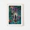 Sexy Zebra, By Sarah Manovski Wall Art Gioia-Local Black Framed Poster 40x60cm