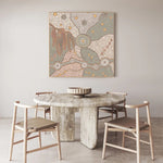 Spirits In The Sky, Green And Orange Tone, By Domica Hill Wall Art Gioia-Local