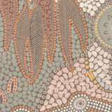 Spirits In The Sky, Green And Orange Tone, By Domica Hill Wall Art Gioia-Local